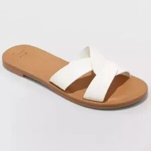A New Day Trina Sandals in White - 7